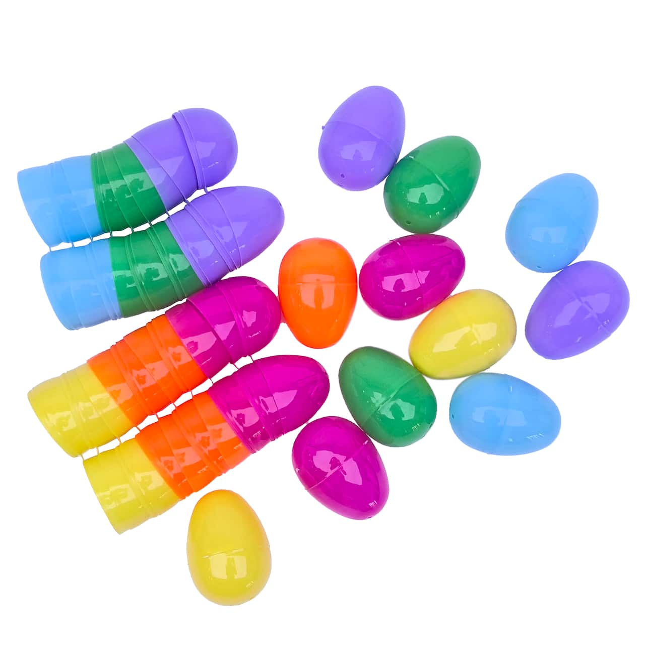 2.5" Fillable Plastic Easter Eggs, 30ct. by Creatology™